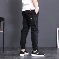 Hong Kong trendy brand Yu Man Lok pants Mens cloth pants leggings Overalls Slim casual pants Japanese trousers summer