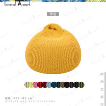 Export sandbag Lazy sofa cushion futon hand-knitted Nordic hand-woven tatami bean bag sofa