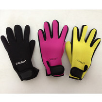(Comfortable non-slip)High quality diving gloves Snorkeling gloves Anti-cut and scratch winter swimming warm equipment 2mm thick