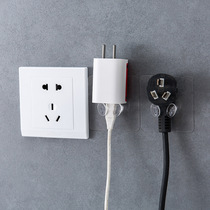 Upgrade power plug hook kitchen incognito strong adhesive electrical wire plug storage hook creative