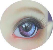 BJD doll eyes homemade 12141618mm pressure eye 1 3468 points starry sky color gradient semi-resin eyes