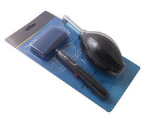 Single Counter Camera Lens Cleaning Tool Hair Brush Cleaner Pen Dust Removal Air Brushed Mirror Cloth Three-in-one Cleaning Suit