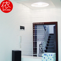 Igura crystal curtain suitable for hanging in the shoe cabinet entrance position and living room partition large diameter beads 080
