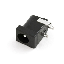 DC power socket 5 5*2 1 5 5*2 5 plug-in three-pin 3PIN DC socket inner core DC-029