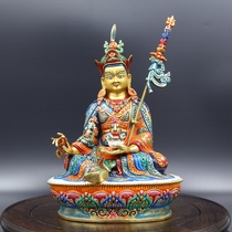 Lotus Sheng Da Shi Lianshi Ningma School ancestor Buddhist Tantric Buddha statue Nepal handmade painting can be hidden 24