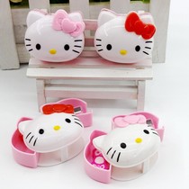 Hello Kitty styling pencil sharpener mini storage box pencil sharpener Hello Kitty elementary school students cartoon pencil sharpener