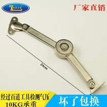 The sound shock zinc alloy cabinet will stop at will. The door support rod will stop at will.