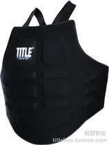 (US delivery) TITLE boxing breast protection Muay Thai Sanda fighting chest chest target extremely agile model