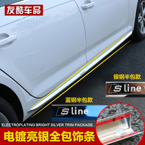 Suitable for 17-21 new Audi A4L bodywork anti-rub Anti-collision strip door edge Decorative Bright Strips Special Retrofit