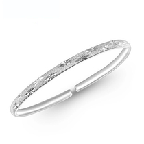 999 sterling silver bracelet womens starry silver bracelet foot silver jewelry for girlfriend Valentines Day gift