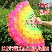 The loss of the ancestral country dance fan square dance Christian dance fan opening dance double-sided Yangko fan