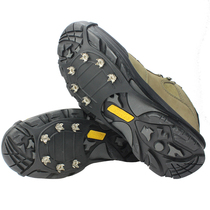 Six teeth non-slip shoe cover Ice claw outdoor climbing ice grabbing snow ground rock climbing ice climbing ice grabbing fishing snow claw shoe chain