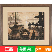 Book American imported DIM cross stitch 35018 thread embroidery European embroidery landscape living room bedroom study