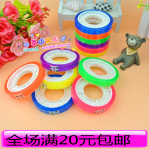 Transparent glue 6 color transparent tape students gift kindergarten handmade materials children multicolored paste tape