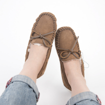 Spot EMU Australia Australia autumn and Winter womens beanie shoes boat shoes Wool flat driving shoes