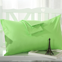 Special price Plain cotton pillowcase Solid color simple pillowcase 48X74cm single cotton pillowcase pair