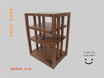 Chengyu solid wood audio rack frame single three-layer KJ-4D speaker cabinet amplifier rack Equipment rack Freight to pay