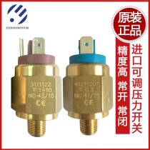 Original imported EUROSWITCH micro pressure switch 4111620 set point adjustable normally open air pressure switch