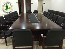 Chengdu Tyson office furniture high-grade solid wood conference desk desk Cantonese conference table