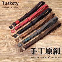 Suitable for Sony ILCE-7RM2 A A6000 RX1R Fuji Camera Cowhide wrist strap hand strap