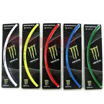 Motorcycle Retrofit Accessories Motorcycle Steel Ring Patch Hub Stickler Motorcycle Tire with rim sticker Reflective Sticker