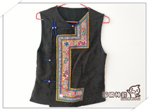 Miao Dong Shen Yun handicrafts 3971 Dong embroidered embroidery piece improved satin side shoulder bust 84cm