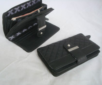 Clearance long multi-function wallet women's silver bag ticket holder 18 card holding banquet bag from Italy