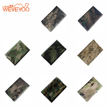 Only travel scarf outdoor Scarf Green CP square scarf pseudo-nanny black turban fan three desert color Tactical Net towel