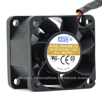 AVC 4028 DB04028B12M-189 12V 0 45A 4cm Three-wire server chassis fan