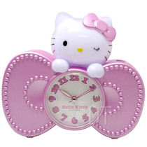 Hello Kitty Butterfly with super silent greed sleeping alarm clock JM-E601KT