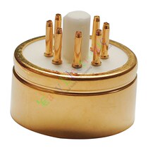 Brand new 8-foot electronic tube holder Audio DIY accessories for scaffolding KT88-GG full gold-plated HIFI electronic tube holder