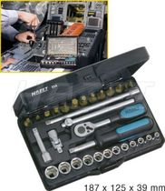 German Hachet HAZET Hexagon Sleeve Set 30-piece 854 Auto Repair Auto Protection Tool Ratchet Wrench