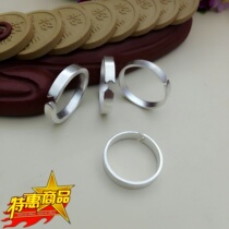 Handmade sterling silver 999 arrow ring direction to ring glossy opening ring simple wide face couple popular new