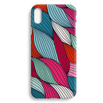 Day Ensemble Color Personality Stripe Apple XS Max iphone XR 6 7 8 plus frosted phone shell