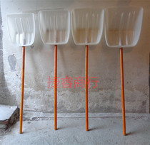 Handle thickened plastic steel shovel Plastic shovel Tuen grain shovel Snow shovel Plastic push pile grain shovel