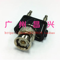 Copper nickel plated BNC male double row banana plug male adapter conversion plug BNC head to 4MM banana head