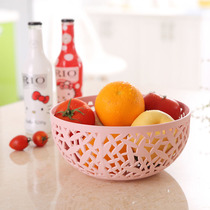 Jinlishizi 3273 creative fruit plate plastic thick melon fruit plate fashion carved hollow vegetable storage basket