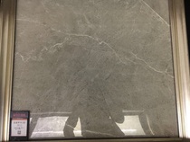 Nobel fully polished glazed floor tile RS807139 800x800 St. Paul dark gray floor tile cut on the wall