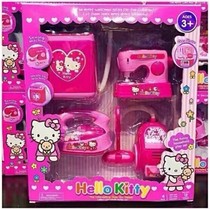 仿真过家家迷你生活小家电吸尘器缝纫机洗衣机熨斗咖啡壶玩具套装