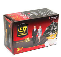 G7 boxed instant coffee 288G Vietnamese Zhongyuan instant three-in-one coffee powder 16G * 18 packs