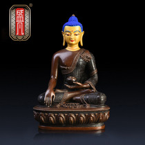 The Amori Buddha Statue of the Buddha statue of pure bronze Buddha statue of Buddha is at the mercy of the Buddha and the face opens with a face.