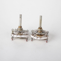 New stock single-layer unscrew 3 times for 3-speed silver-plated copper band switch ceramic rotary switch