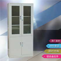 Chengdu Sanhuan inner instrument cabinet Large glass bookcase display cabinet Iron file cabinet Container factory direct sales