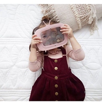 ins Nordic savings jars wood TV styling coins deposit money jars childrens room home desktop decorations hem