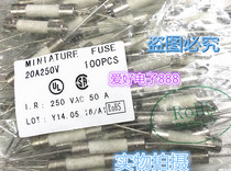 6x30MM ceramic fuse tube 250V with lead feet 8A 10A 15A 20A 25A 30A 100pcs