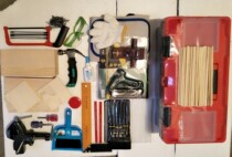 Creatives Woodworking Workshop Kindergarten Middle School Special Children Woodworking Tools Suit Materials Bag for primary and secondary school students