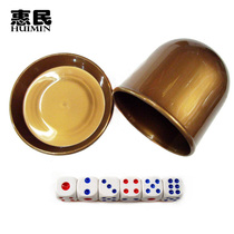 Bar nightclub supplies fluorescent Dice Cup sieve cup color Cup 6 dice 10 each