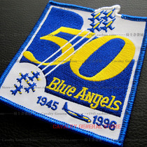 (Knight grocery store) American Haijun Blue Angel Flying Team 50th Anniversary Commemorative Badge Armband
