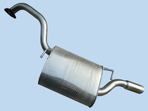 Zhonghua Zunchi car double-layer thickened stainless steel muffler muffler exhaust pipe rear section