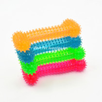 American Best Pe t pet toy dog bites wolf tooth stick resistant to bite and clear teeth eco-friendly puzzle blue red